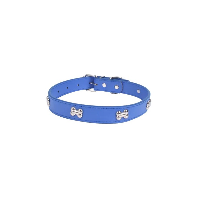 Collar perro huesitos 24 - 33 cm.