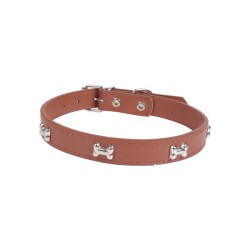 Collar perro huesitos 34 - 43 cm.