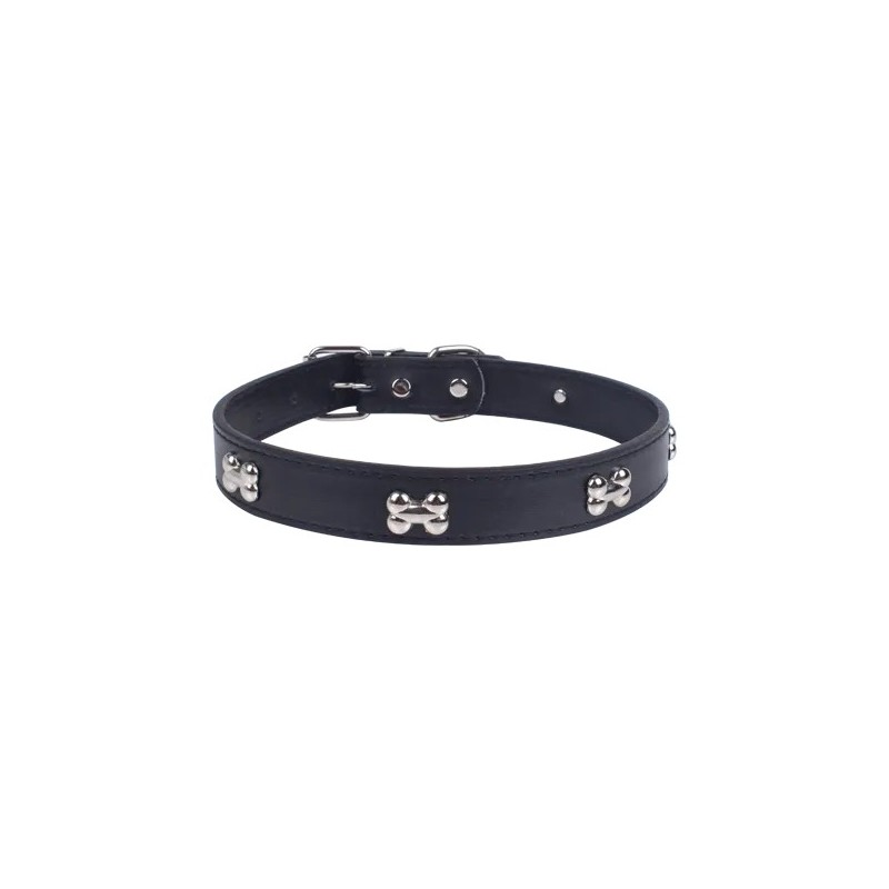 Collar perro huesitos 34 - 43 cm.